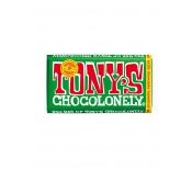 TONY'S CHOCOLONELY FAIRTRADE MILK CHOCOLATE WITH AT LEAST 32% CACAO SOLIDS AND HAZELNUTS MADE IN BELGIUM 240G